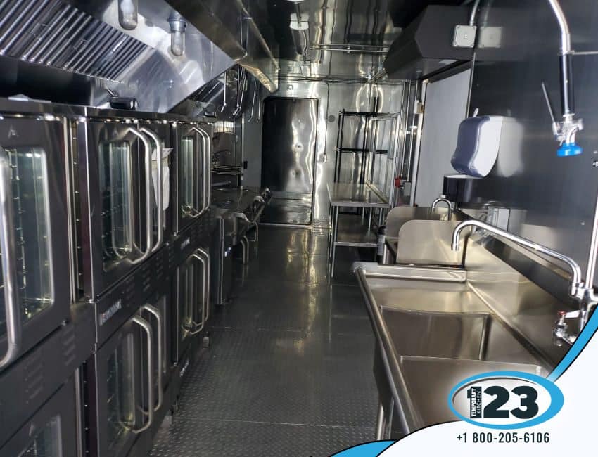 40ft Military Bulk Kitchen: equipment reference