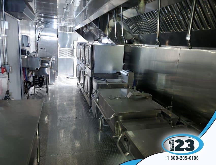 40ft Military Bulk Kitchen: equipment reference